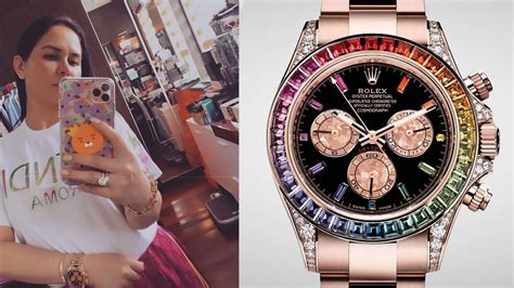 rolex rainbow daytona jinkee pacquiao|Rolex rainbow daytona worth.